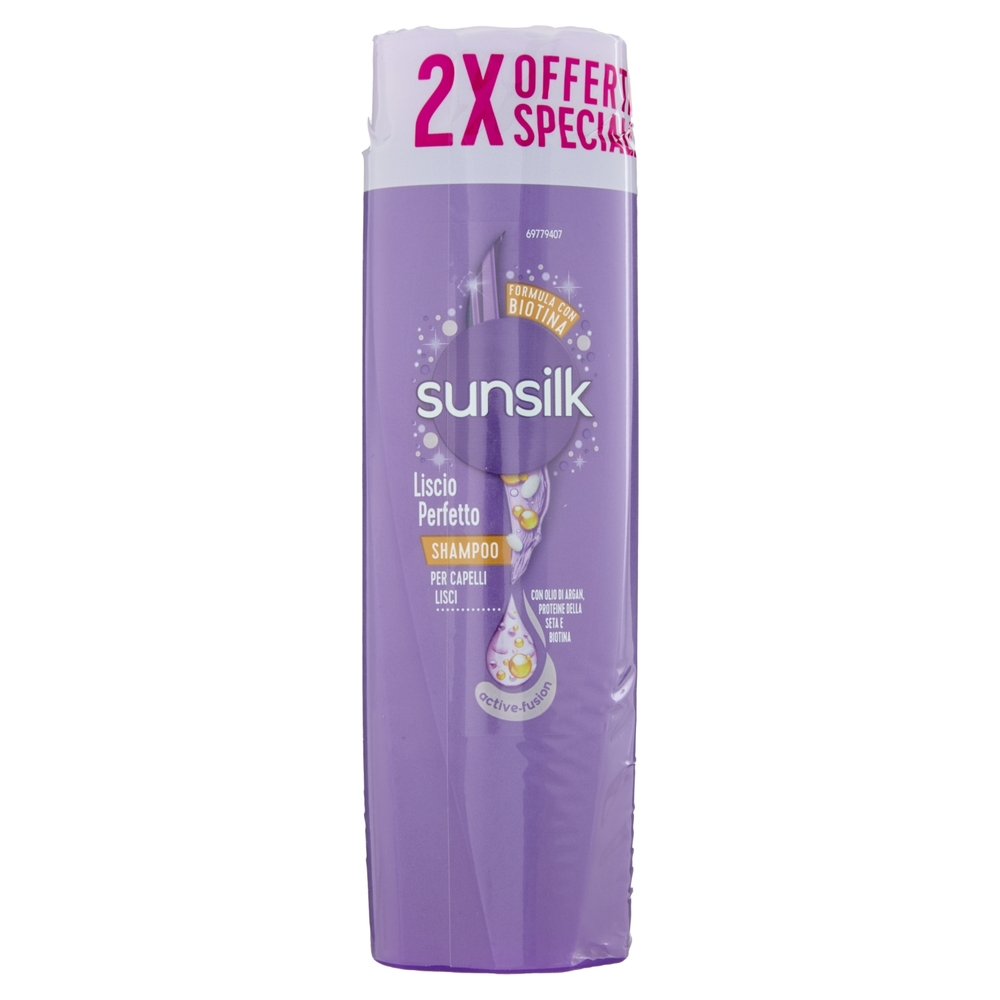 sunsilk Liscio Perfetto Shampoo per Capelli Lisci 2  x 250 ml